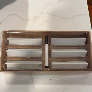 White Ceramic Label Plates with Marker